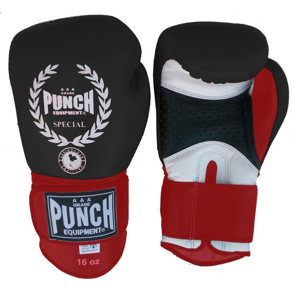 Punch Equipment 902615 ~ SPECIAL TRICOLOUR GLOVES 16oz New zealand nz vaughan